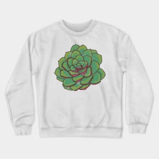 Jade Rose Succulent Crewneck Sweatshirt